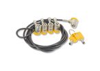 Multi-head Laptop Security Cable