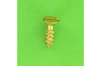 Wood Screws : Slotted Countersunk Head Wood Screw - Slotted Countersunk Head Wood Screw, Brass, DIN 97