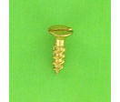 Wood Screws : Slotted Countersunk Head Wood Screw - Slotted Countersunk Head Wood Screw, Brass, DIN 97