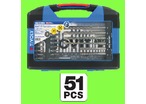 Tools : Coffrets d'Outillages - COFFRET 51 PIECES (FORETS - MECHES- EMBOUTS)