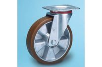 Swivel or fixed castors with PE wheels for theater and opera WICKE-TOPTHANE
