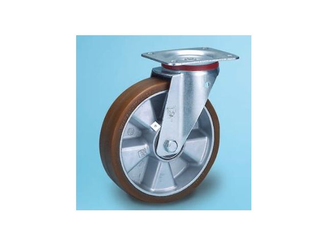 Swivel or fixed castors with PE wheels for theater and opera WICKE-TOPTHANE