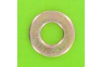 Washers and Circlips : Flat Washers - Without Chamfer - DIN 433 - Steel - Washer, Yellow Zinc Steel, DIN 433