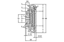 Slide over extention Steel RA554