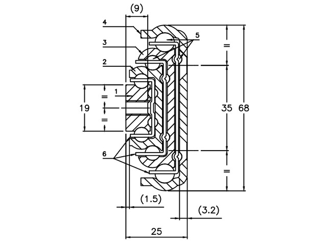 Slide over extention Steel RA554