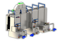 Spraying tunnel – pre surface treatment