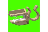 Araymond : Assemblages - ARAYMOND - Clip Plastique Pour cable ou Tube - Plastic Cable Clips - Support Plastique Bord De Tôle - Edge Cable Clip