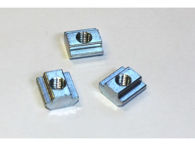 Pack of 10 M8 sliding nuts for 10 mm slot