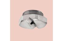 Shaped orifice flat fan low profile nozzle NFS