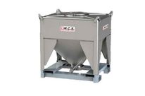 Containers decanted through a butterfly valve