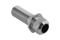 Cable glands nickel-plated brass with specially long entry thread