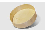 Stapled wooden box for pastry, cheese…