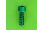 Hex Socket Screws : Hex Socket Round Head - Aluminium - Blister pack of 5 Hex Socket Round Head Screws, P60 OA Aluminium, Green