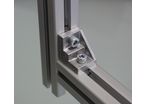 Bracket for 10 mm slot 40x40 profile