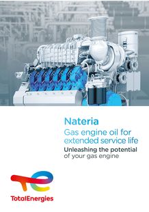 Nateria brochure for Gas Engines Industry 
