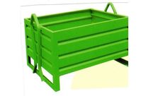 Sheet metal crate