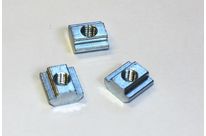 Pack of 10 fastening nuts for 10mm slot profiles – M6 threading