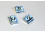 Pack of 10 fastening nuts for 10mm slot profiles – M6 threading