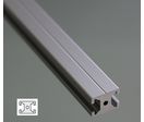 Flat aluminium profile 20x15 – 6mm slot