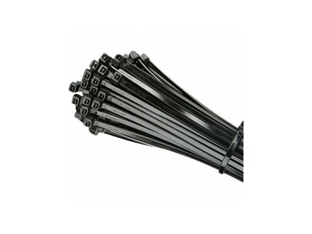 Cable ties 4.5x360 mm black set of 5 100pcs bags