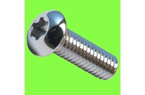Metal Screws : Round Head - Tête Cylindrique Bombée Large Empreinte Torx - TCBL Torx Acier 8.8 Z.Blanc ISO 7380