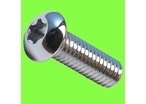 Metal Screws : Round Head - Tête Cylindrique Bombée Large Empreinte Torx - TCBL Torx Acier 8.8 Z.Blanc ISO 7380