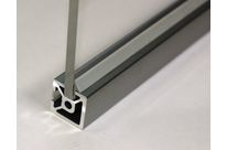Insert seals for aluminium profiles with 6mm slot – for 3mm panel – Grey – 6m