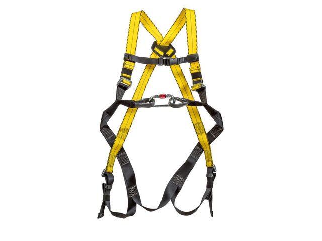 Fall arrest harness with 2 attachment points