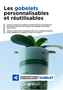 Our reusable & customisable cups - Firplast