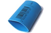 Thermoretractable sleeve printing and cutting for cable wire tracking