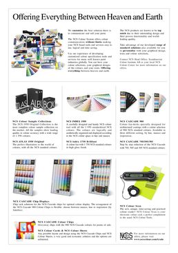 NCS Colour tools for the Paint industry
