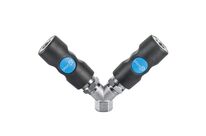Raccord prevoS1 - female threaded twin coupler