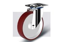 Wheels with Steel swivel forks with top plate Serie DS LI / BI - 150 – 400 kg