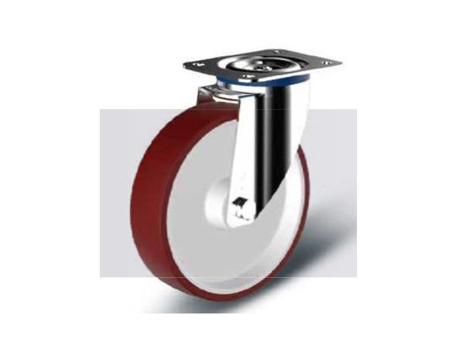 Wheels with Steel swivel forks with top plate Serie DS LI / BI - 150 – 400 kg