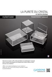 Transparent luxury boxes