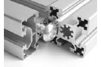 Central screw for profile with 6mm slot – (D:5 hole)