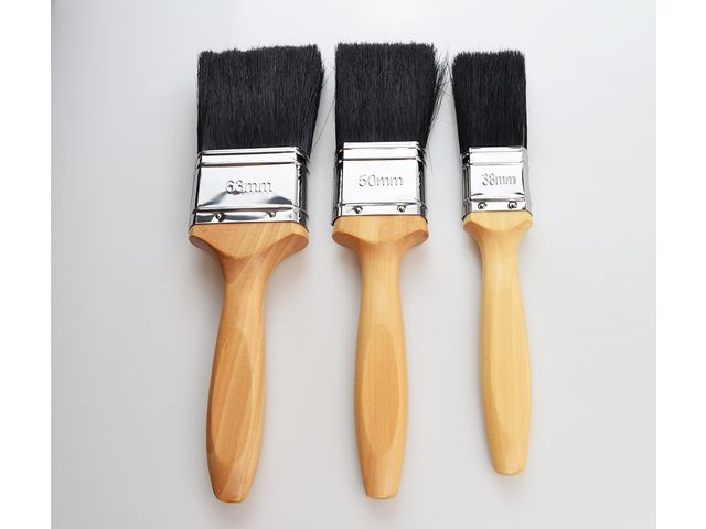 Paintbrush Set - 3 Pieces 1x38 mm, 1x50 mm, 1x63 mm