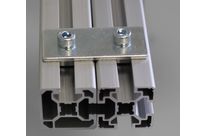 Fastening plate for 45x45 profile with 10mm slot – With fixings