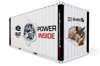 Diesel electric generators in containers