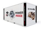 Diesel electric generators in containers