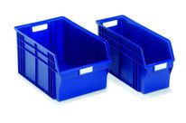 Storage bins from recycled plastic