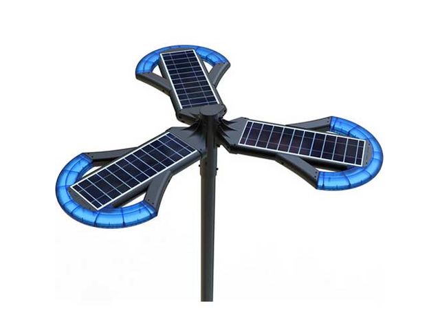 Autonomous solar LED streetlight 12w 3x 400Lm (without mast) IP65