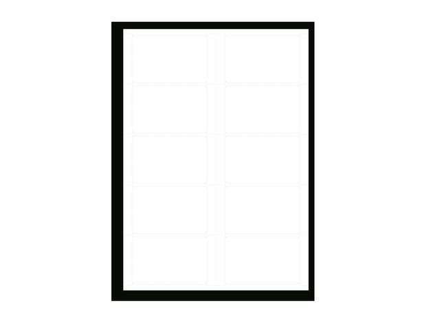 Laser A4 Sheet Blank Polyester Access Badge Inserts