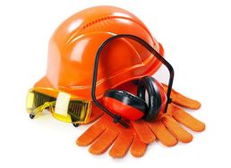 Industrial staircases, guardrails