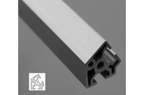 Aluminium profile 30x30 60° angle – 8mm slot