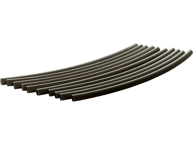 Diameter 1.5/0.5 mm black set of 10 sleeves 1.22 m