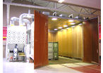 Shot blasting / sanding booth