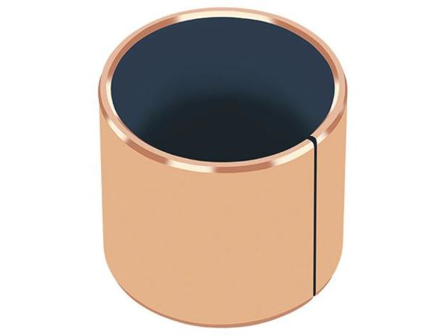 Metal-polymer bronze backed PTFE plain bearing : DU-B 