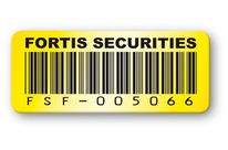 3M Pre-Printed Color Background Protected Heavy Duty Asset Tag