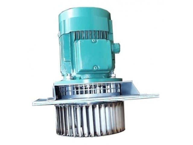 Hot gas circulation fan type be-vp direct drive